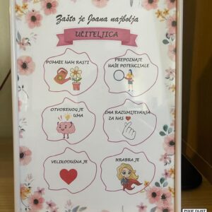 Okvir za učiteljicu/odgajateljicu